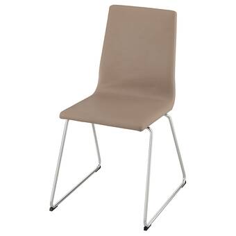 IKEA Lillånäs chair, chrome-plated/grann beige offer