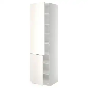 IKEA Metod high cabinet with shelves/2 doors, white/veddinge white, 60x60x220 cm offer