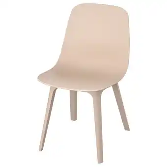 Odger chair, white/beige