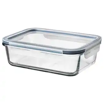 IKEA Ikea 365+ food container with lid, rectangular glass/plastic, 1.0 l offer