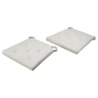 IKEA Justina chair pad, natural, 42/35x40x4 cm offer