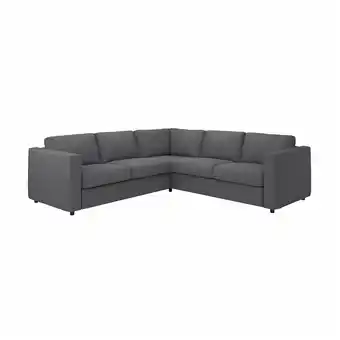 IKEA Vimle corner sofa, 4-seat, hallarp grey offer