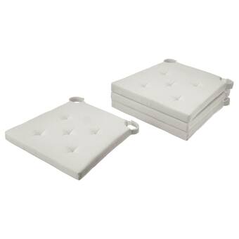 IKEA Justina chair pad, natural, 42/35x40x4 cm offer