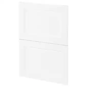Metod 2 fronts for dishwasher, enköping white/wood effect, 60 cm