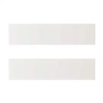 Stensund drawer front, white, 40x10 cm