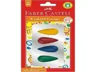 Officeworks Faber-Castell Grasp Crayons 4 Pack offer