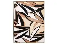 LivingStyles "Panthera Leaves" Framed Canvas Wall Art Print, 110cm offer