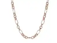 Bronzallure Alternate Oval Chain Necklace