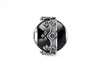 Bevilles Jewellery Thomas Sabo Bead Crown Black offer