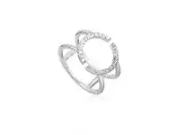 Bevilles Jewellery Ania Haie Silver Spike Double Ring offer