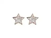 Bevilles Jewellery Bronzallure Pave Star Stud Earrings offer