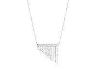 Bevilles Jewellery Ania Haie Fringe Fall Necklace - Silver offer