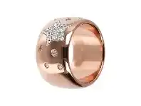Bevilles Jewellery Bronzallure Band Ring with Star Cubic Zirconia offer