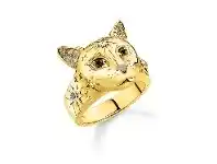 Bevilles Jewellery Thomas Sabo Ring Cat Gold offer