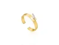 Bevilles Jewellery Ania Haie Midnight Thick Adjustable Ring offer