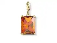 Bevilles Jewellery Thomas Sabo Charm Pendant Large Orange Stone offer