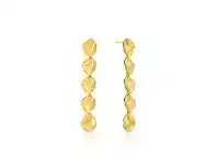Bevilles Jewellery Ania Haie Crush Multiple Discs Rop Earrings - Gold offer