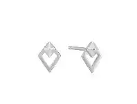 Bevilles Jewellery Ania Haie Silver Spike Diamond Stud Earrings offer