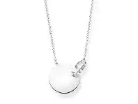 Bevilles Jewellery Thomas Sabo Necklace Large Together Coin With Silver-coloured Ring offer