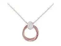 Bevilles Jewellery Bronzallure Long Multicircle Pendant Necklace offer