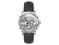 Bevilles Jewellery Thomas Sabo Men's Watch Rebel Spirit 3D Skulls, Silver offer