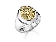 Bevilles Jewellery Thomas Sabo Ring Tree Of Love Gold offer
