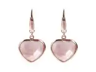 Bevilles Jewellery Bronzallure Heart Shaped Dangle Earrings offer