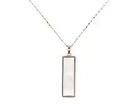 Bevilles Jewellery Bronzallure Rectangular Necklace offer