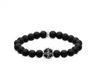 Bevilles Jewellery Thomas Sabo Bracelet Cross Black offer