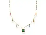 Bevilles Jewellery Thomas Sabo Necklace Colourful Lucky Symbols, Gold offer