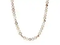 Bevilles Jewellery Bronzallure Rosy Ming Pearl Necklace offer