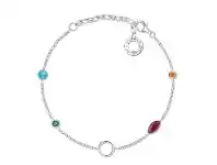 Bevilles Jewellery Thomas Sabo Charm Bracelet "Colourful Stones" offer