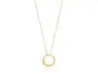 Bevilles Jewellery Ania Haie Luxe Circle Necklace - Gold offer