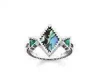 Bevilles Jewellery Thomas Sabo Ring "Zig Zag Abalone Mother-of-pearl" offer
