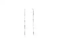Bevilles Jewellery Ania Haie Slinky Drop Earrings - Silver offer