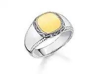 Bevilles Jewellery Thomas Sabo Ring Gold-coloured Tiger Pattern offer
