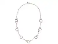 Bevilles Jewellery Bronzallure Linked Circle Necklace offer