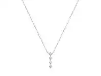 Bevilles Jewellery Ania Haie Silver Spike Drop Necklace offer