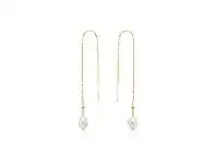 Bevilles Jewellery Ania Haie Pearl Threader Earrings Gold offer