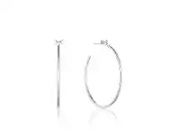 Bevilles Jewellery Ania Haie Glow Hoop Earrings - Silver offer