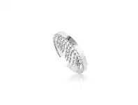 Bevilles Jewellery Ania Haie Fringe Fall Ring - Silver offer