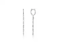 Bevilles Jewellery Ania Haie Glow Drop Huggie Hoops - Silver offer
