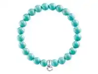 Bevilles Jewellery Thomas Sabo Charm Bracelet "Turquoise" offer