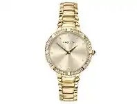 Bevilles Jewellery Sekonda Women's Gold Plated Stone Set Bracelet Watch SK40034 offer