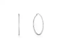 Bevilles Jewellery Ania Haie Luxe Hoop Earrings - Silver offer