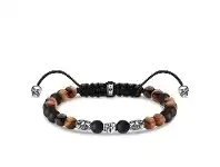 Bevilles Jewellery Thomas Sabo Bracelet Brown Skull offer