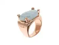 Bevilles Jewellery Bronzallure Romantic Milky Aquamarine Ring offer