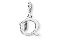 Bevilles Jewellery Thomas Sabo Charm Pendant "Letter Q Silver" offer