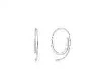Bevilles Jewellery Ania Haie Twist Through Sparkle Earrings - Silver offer