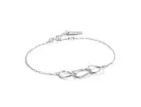 Bevilles Jewellery Ania Haie Swirl Nexus Bracelet - Silver offer